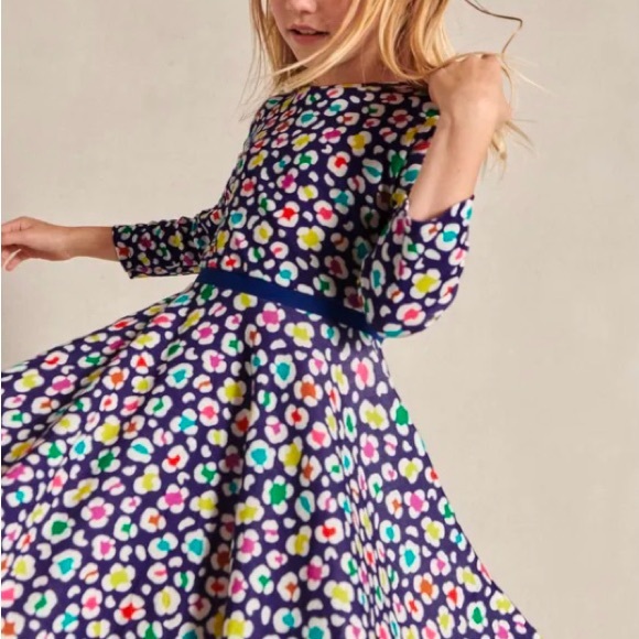 Mini Boden Skater Dress Girls Multicolored 9-10 Yr.  140 - Picture 14 of 15